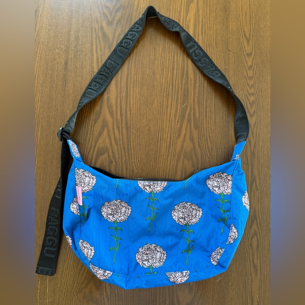 BAGGU x boygenius medium crescent nylon crossbody bag